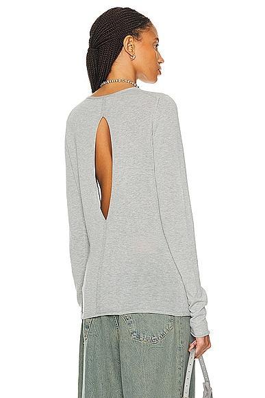 Proenza Schouler Tina Sweater in Grey Product Image