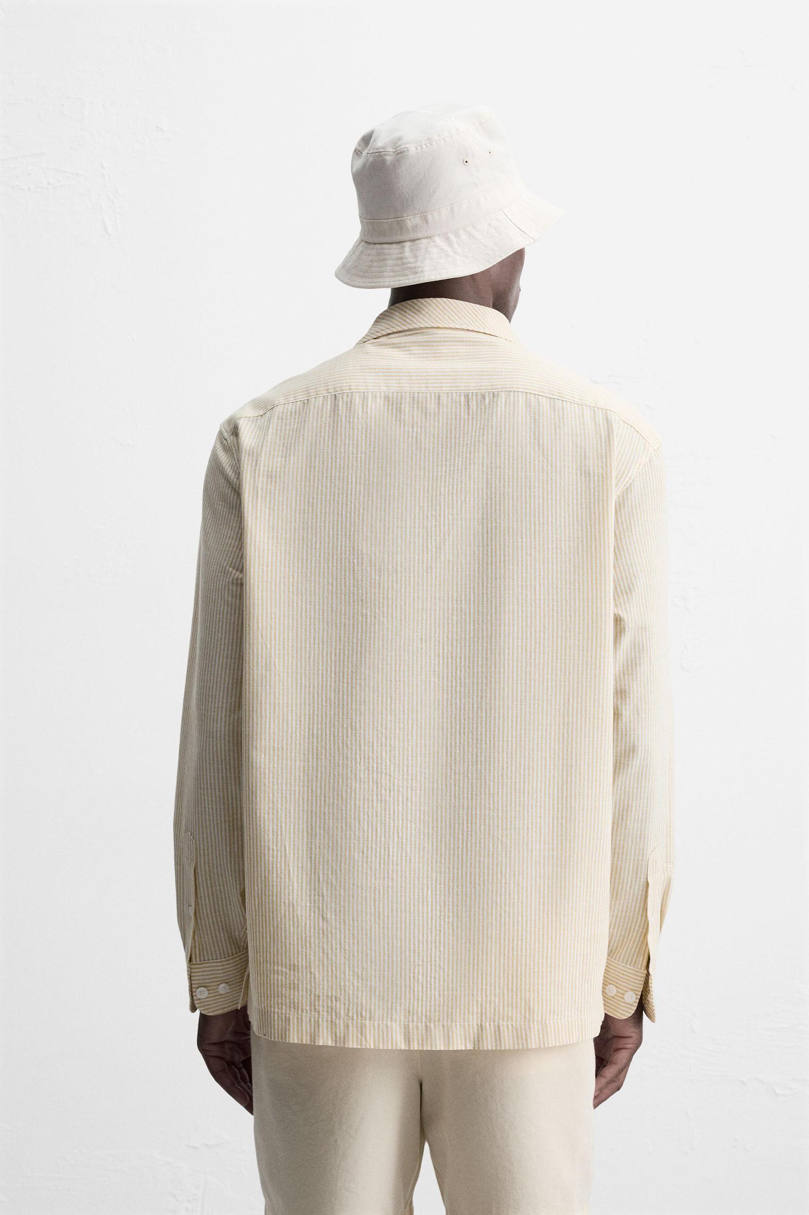 STRIPED OVERSHIRT Product Image