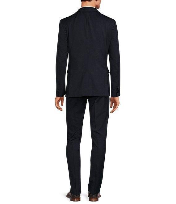 John Varvatos Slim Fit Flat Front Fancy Pattern 2-Piece Suit Product Image