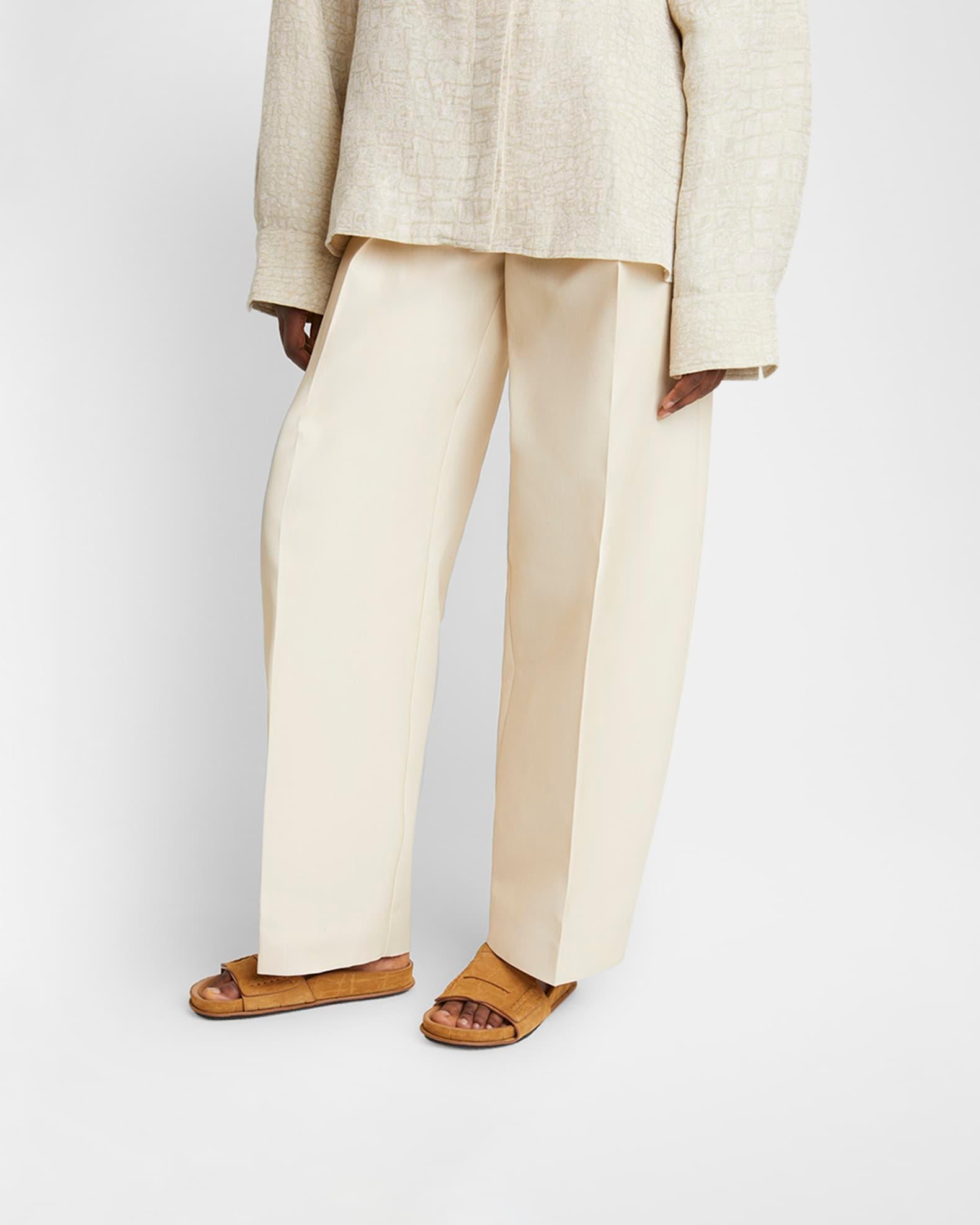 Les Sandales Croc-Embossed Leather Sandals Product Image