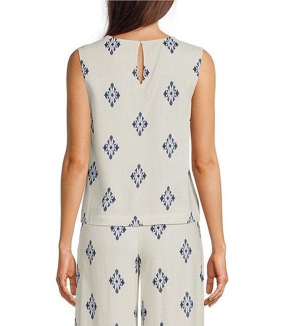 Alex Marie Coordinating Remi Linen Sleeveless Blouse Product Image