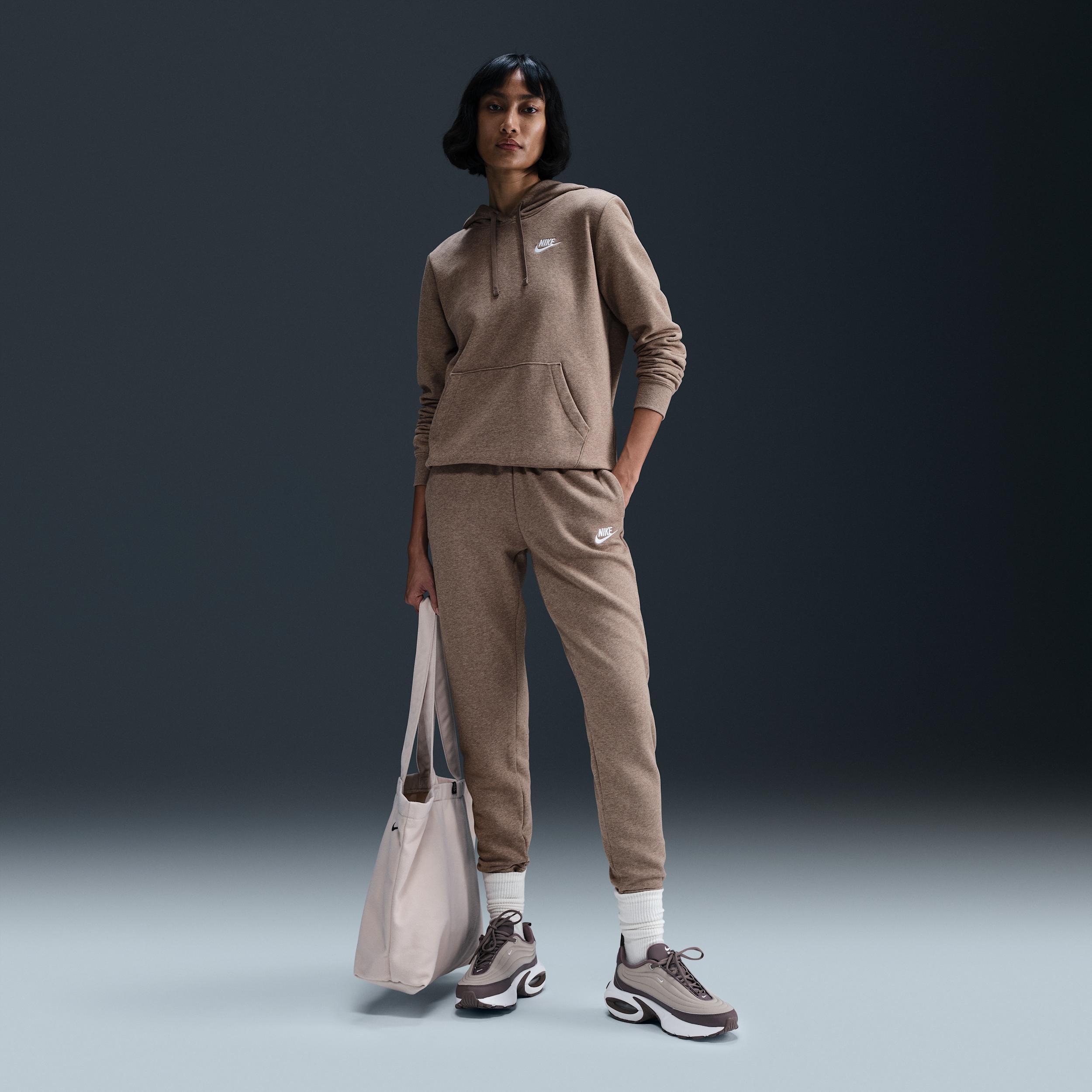 Womens Nike Sportswear Club Fleece Pullover Hoodie | DQ5793-214 Product Image