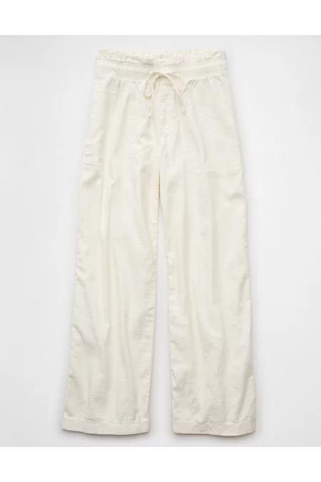 AE Dreamy Drape Linen-Blend Pull-On Pant Womens Product Image