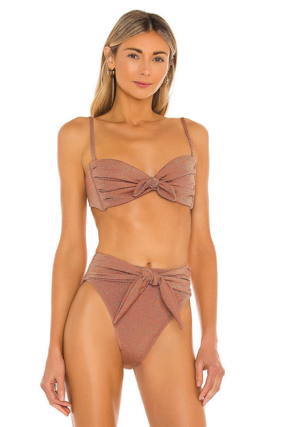 Strapless Cabana Bikini Top Montce Swim Product Image