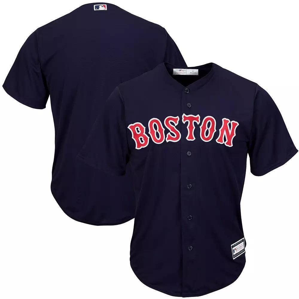 Men's Navy Boston Red Sox Big & Tall Replica Team Jersey, Size: 6XB, Blue Product Image