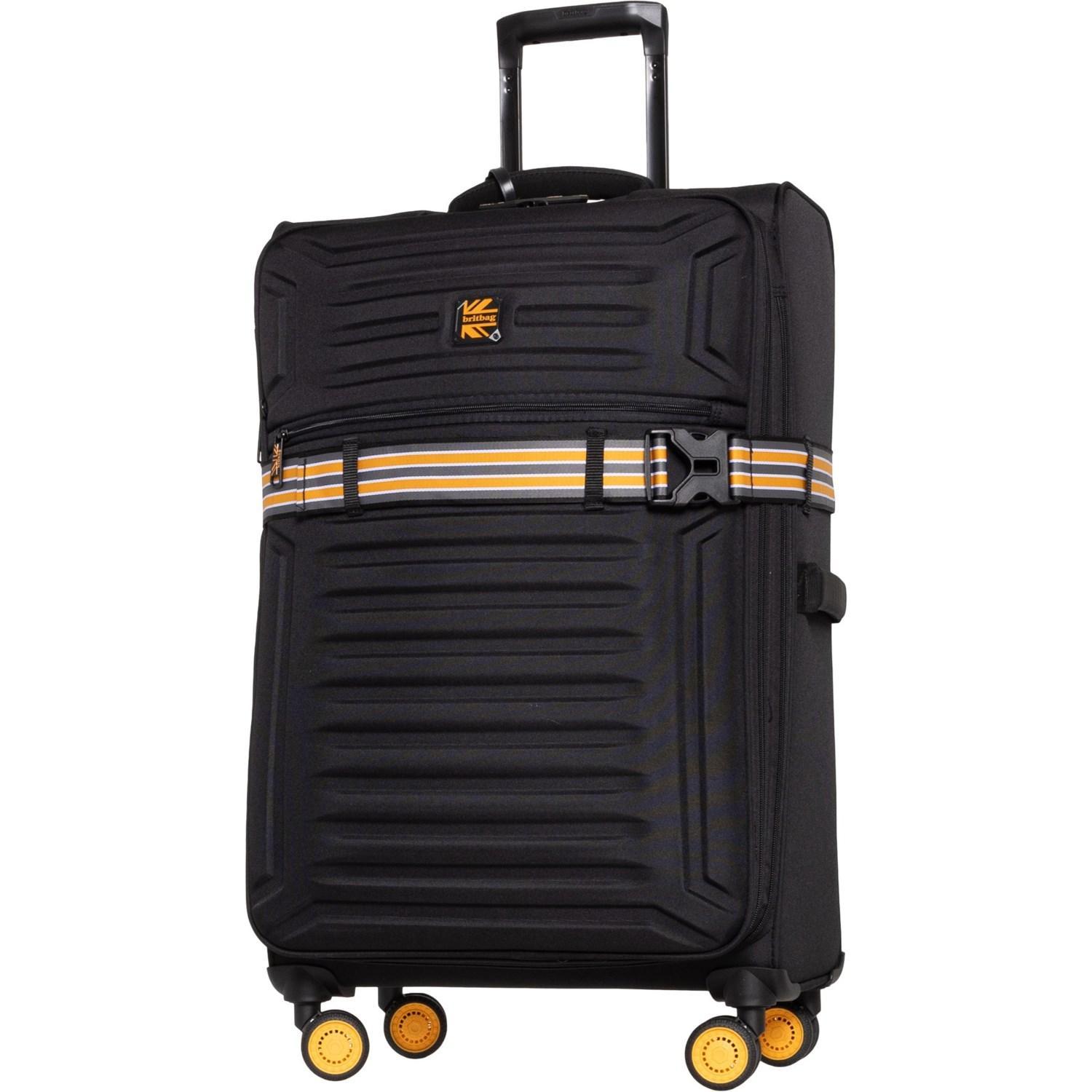 BritBag 28” Azerley Spinner Suitcase - Softside, Expandable, Black Product Image