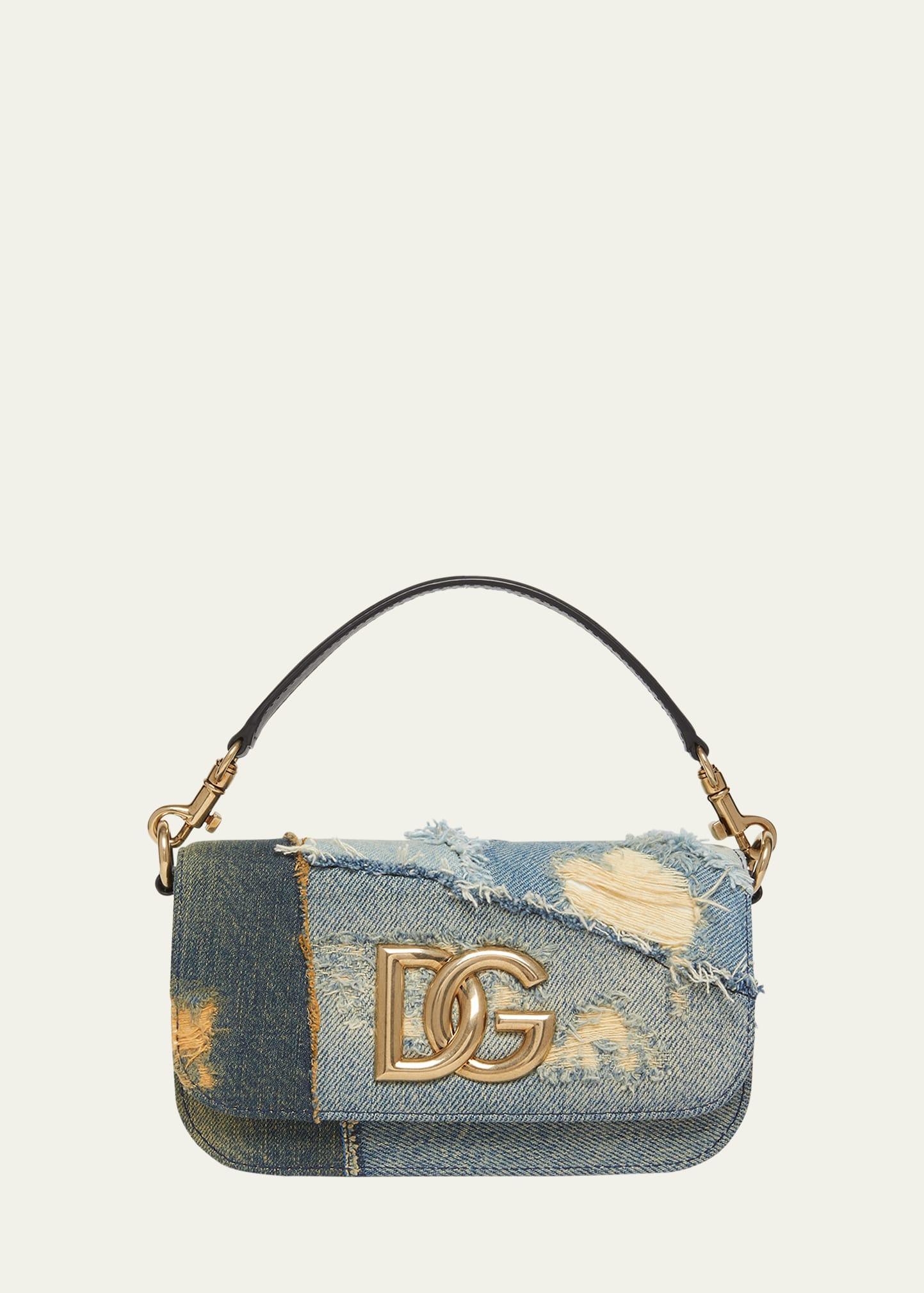 DOLCE & GABBANA 3.5 Crossbody Bag In Blue Product Image