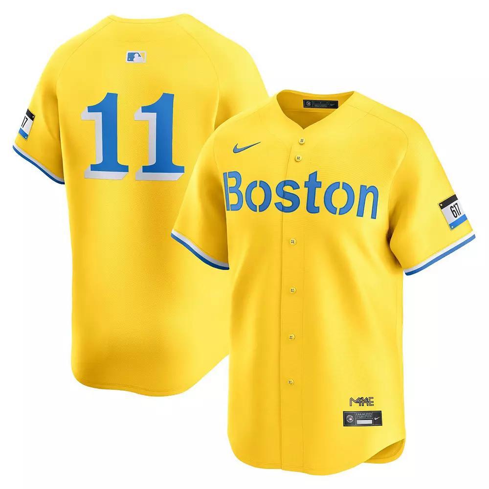 Men's Nike Rafael Devers Gold Boston Red Sox City Connect Limited Player Jersey, Size: 2XL Product Image