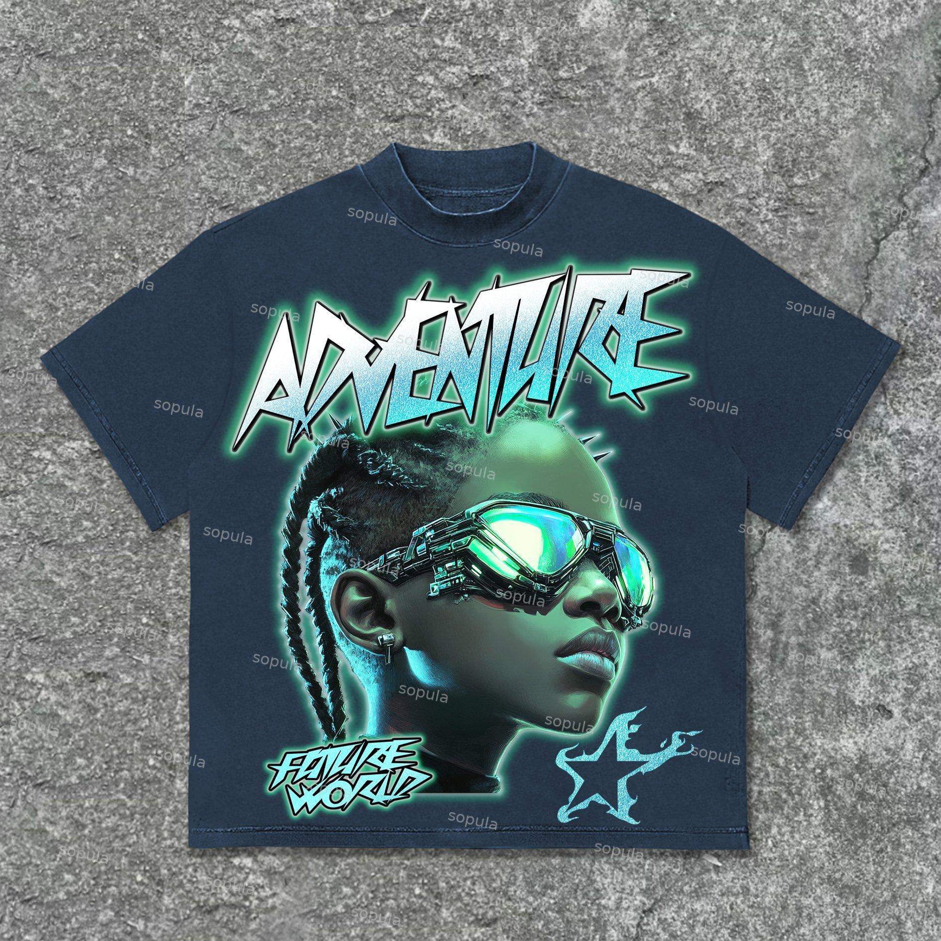 Sopula Studio The Future Graphic Print Cotton T-Shirt Product Image