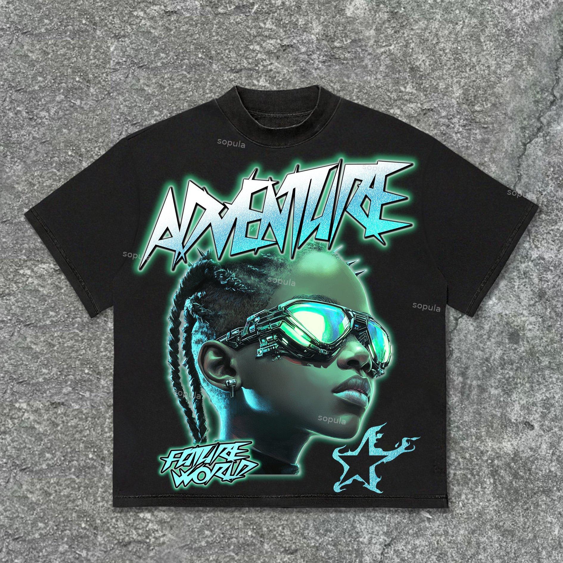 Sopula Studio The Future Graphic Print Cotton T-Shirt Product Image