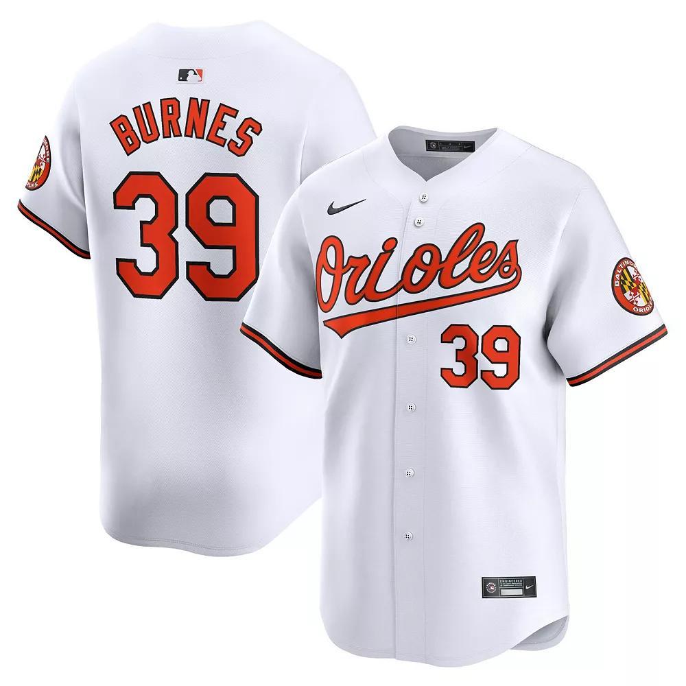 Men's Nike Corbin Burnes White Baltimore Orioles Home Limited Player Jersey, Size: 2XL Product Image