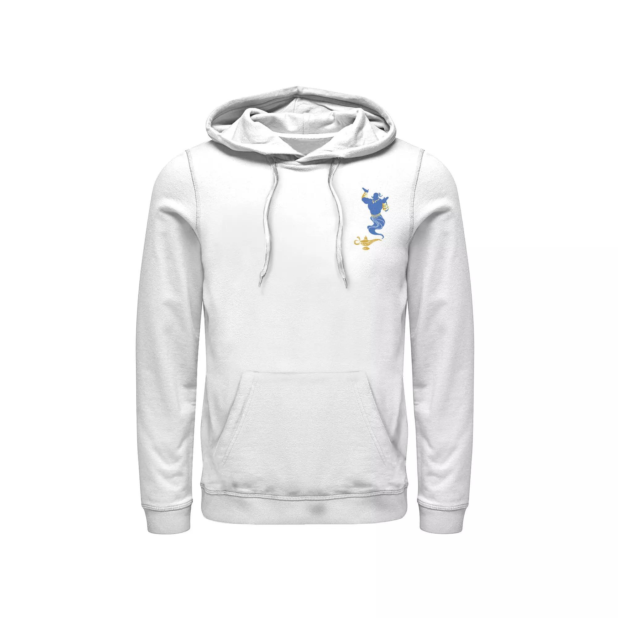 Disney's Aladdin Men's Live Action Genie's Lamp Pocket Logo Hoodie,  Product Image