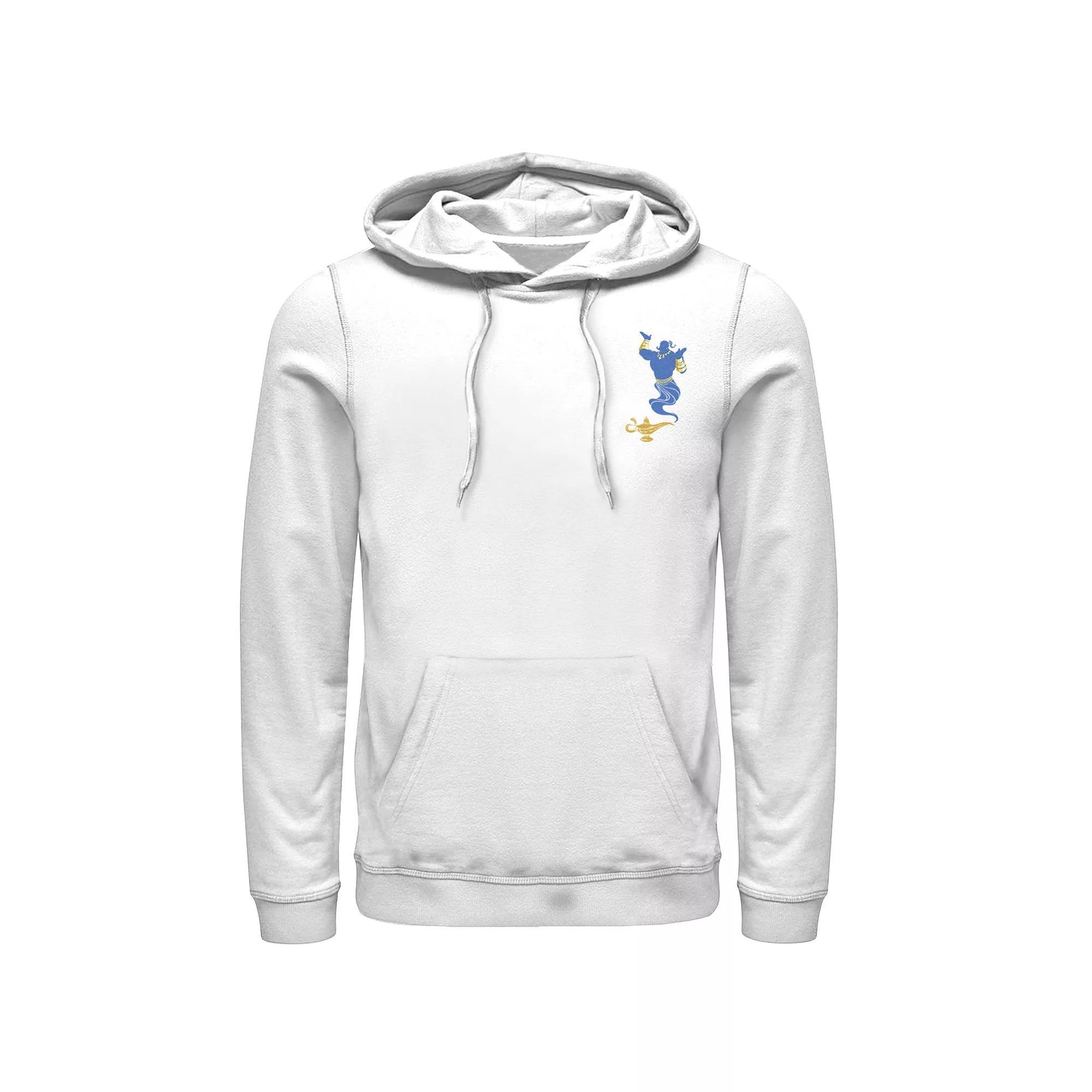 Disney's Aladdin Men's Live Action Genie's Lamp Pocket Logo Hoodie,  Product Image