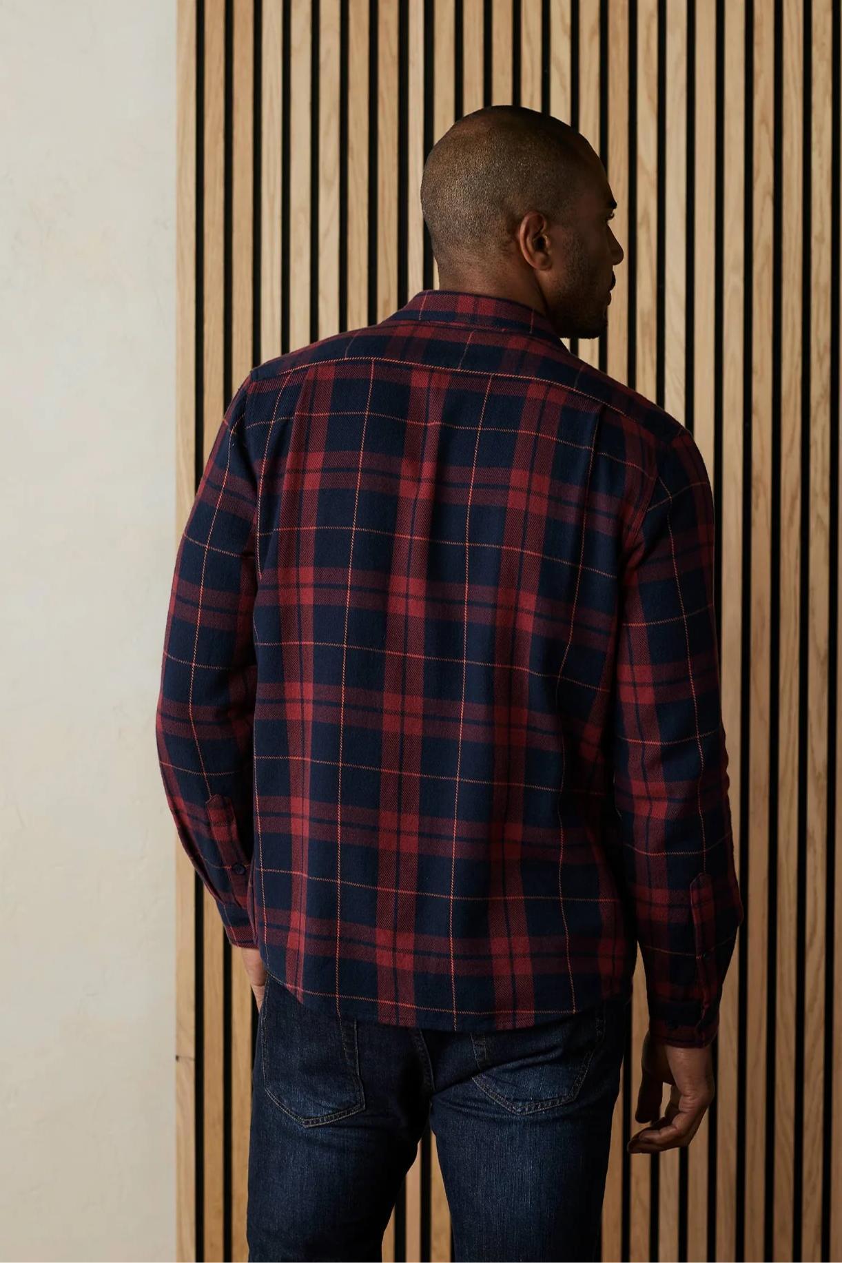 Mountain Overshirt - Garnet Plaid Product Image