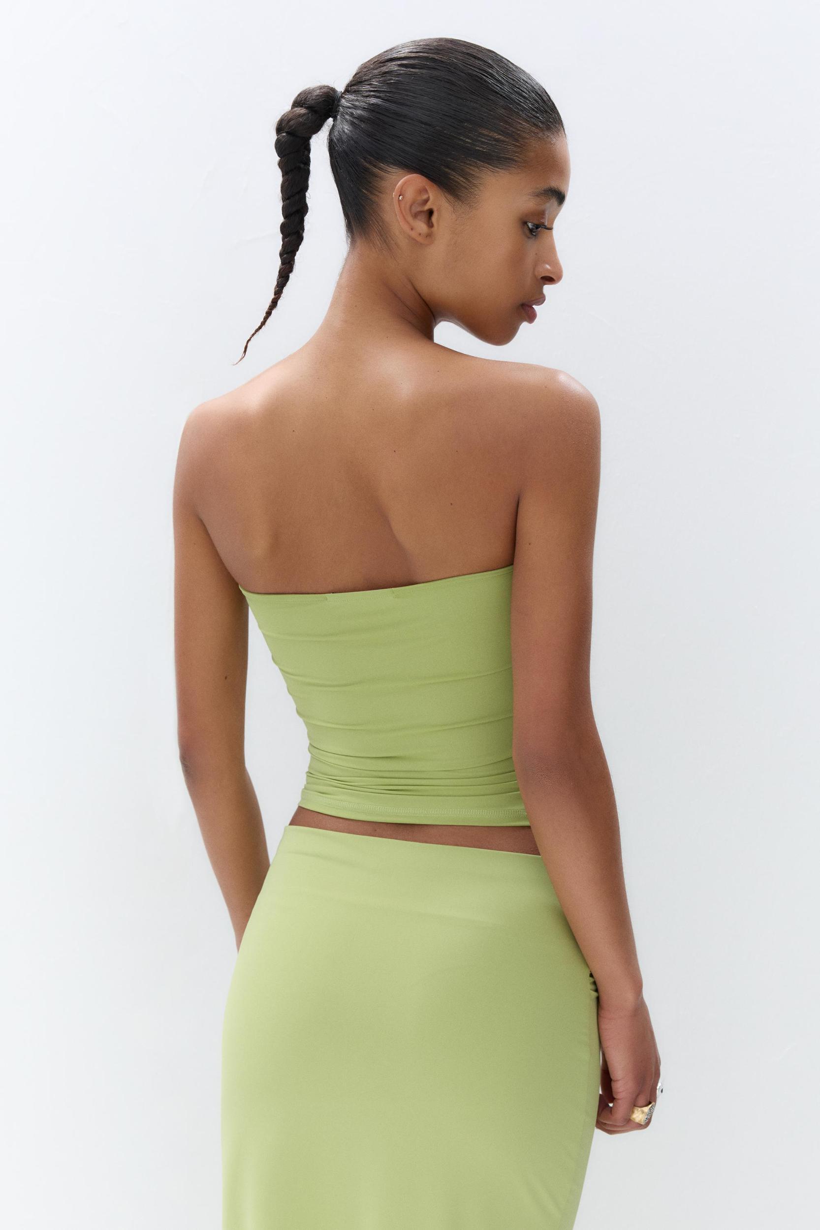 Polyamide strapless top Product Image