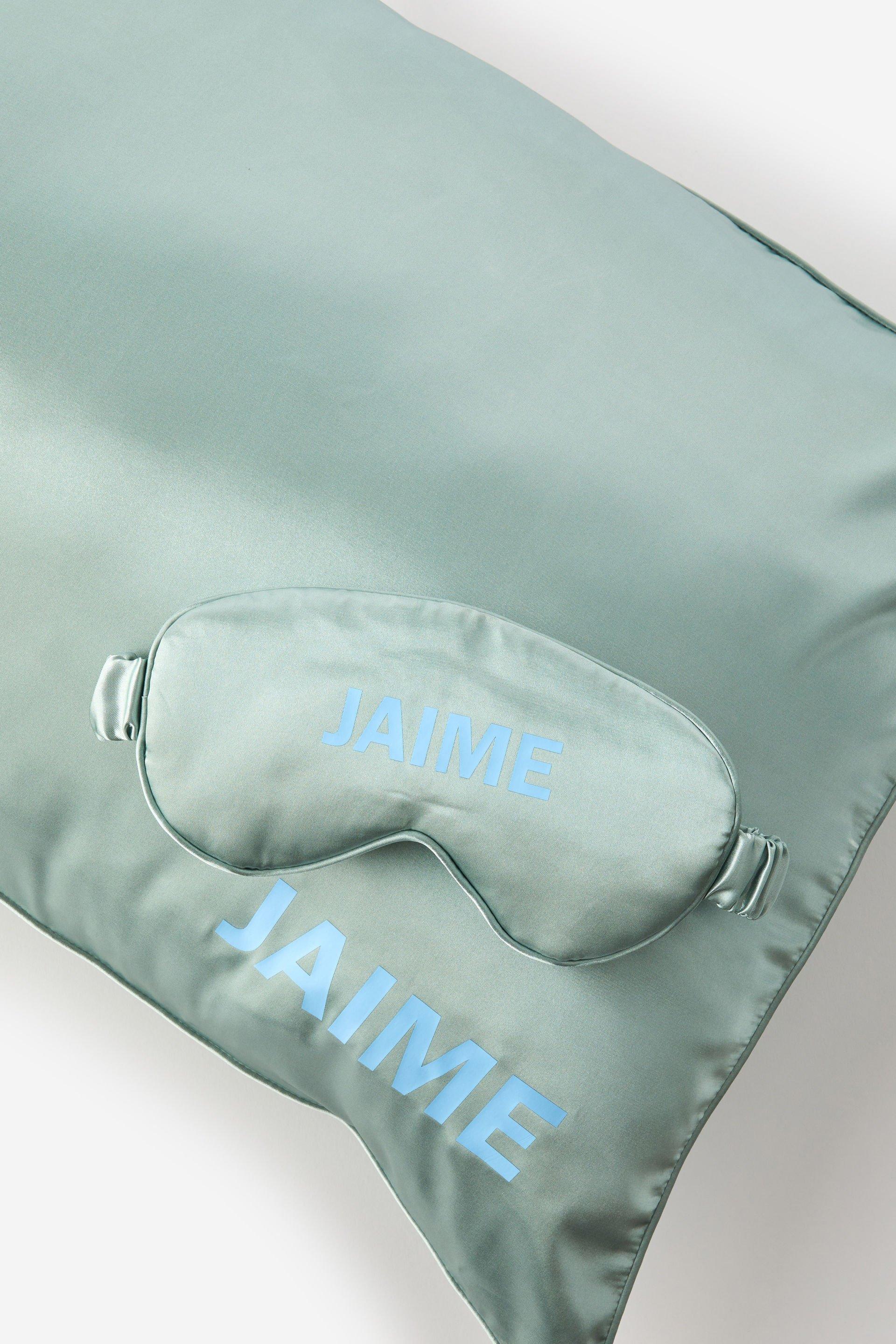 Satin Eyemask And Pillowcase Set Personalised Product Image