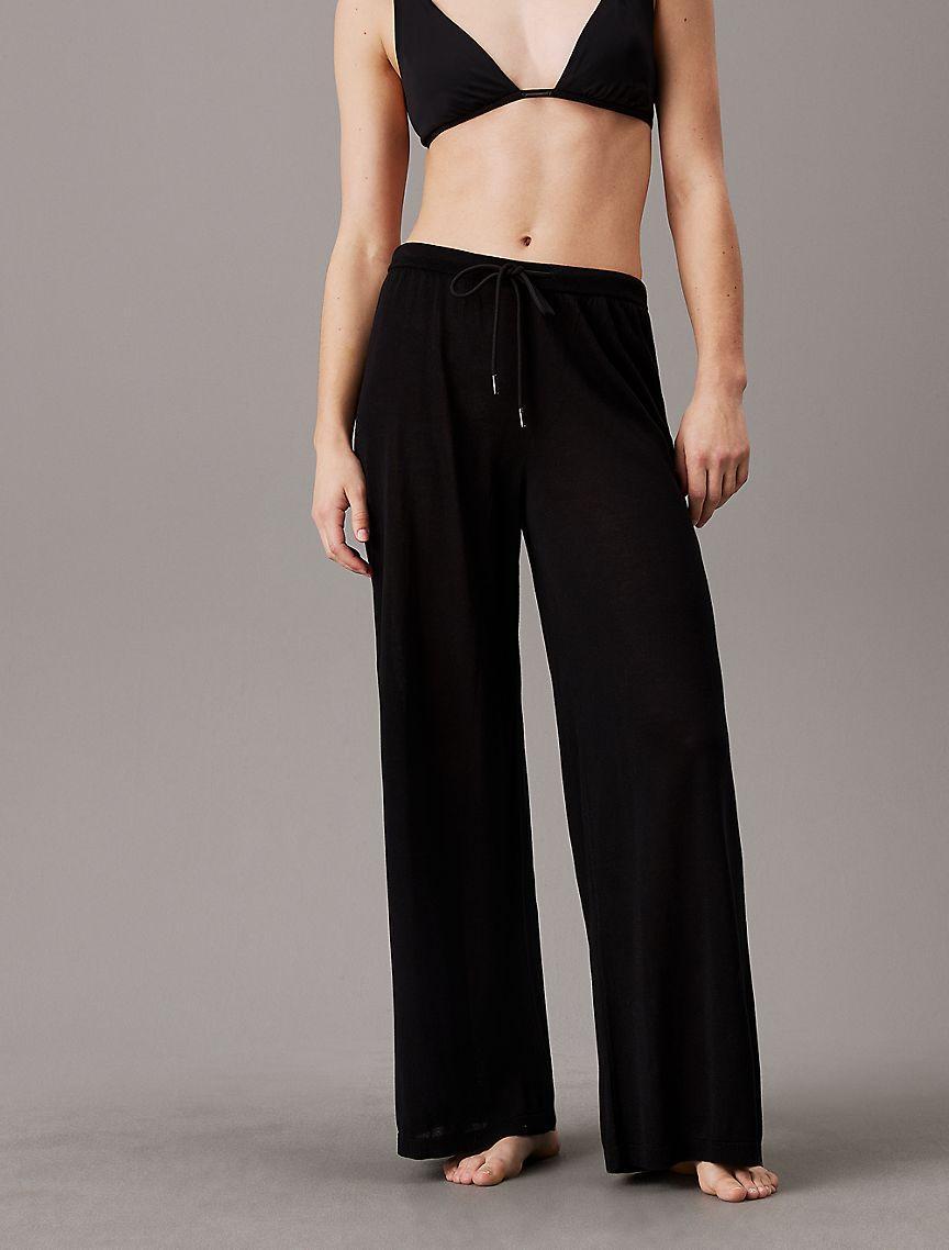 Wide Leg Knit Pants Product Image