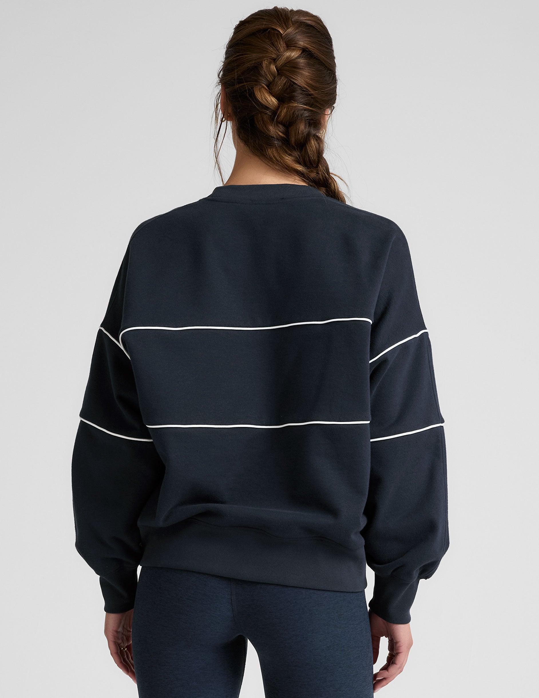 LuxeFleece Piper Boxy Sweatshirt Product Image