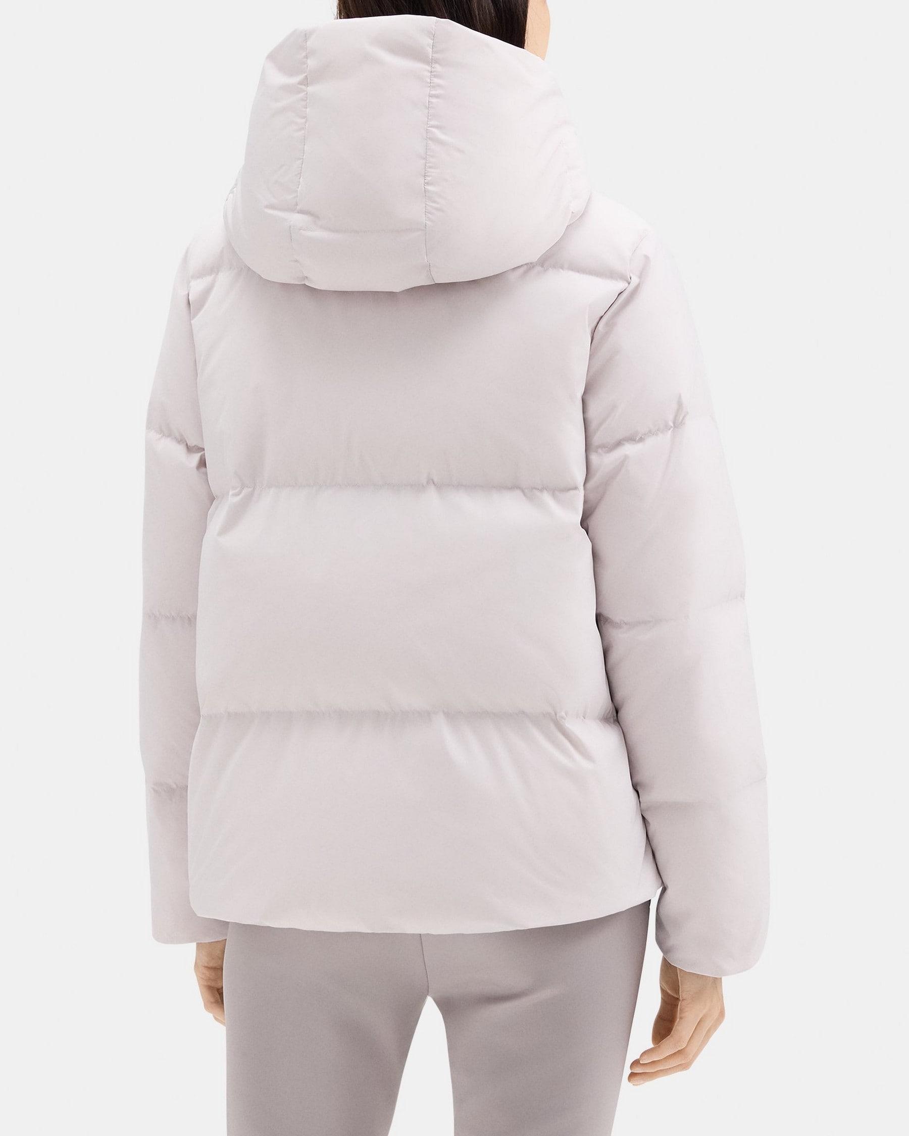 Hooded Puffer Jacket in City Poly Product Image