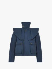 OVERSIZED COLLAR TRENCH JACKET in blue | JW Anderson US  Product Image