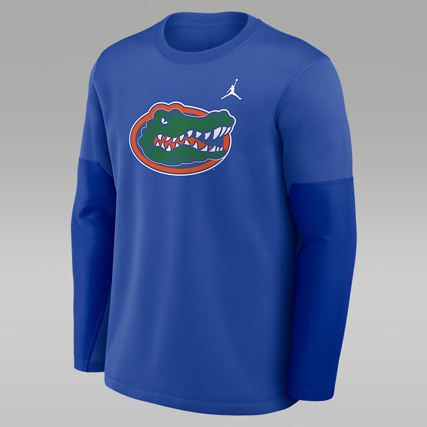 Mens Florida Sideline Coach Jordan Brand Therma-FIT College Long-Sleeve T-Shirt | 0JBR166NUFN-6P4 Product Image