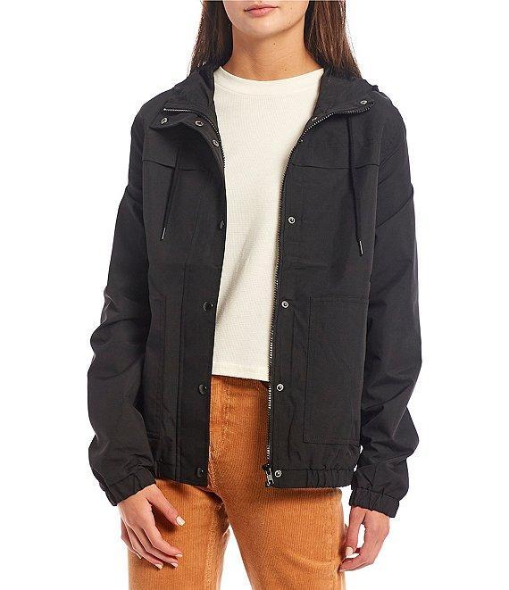 Volcom Enemy Stone Long Sleeve Hooded Windbreaker Jacket Product Image