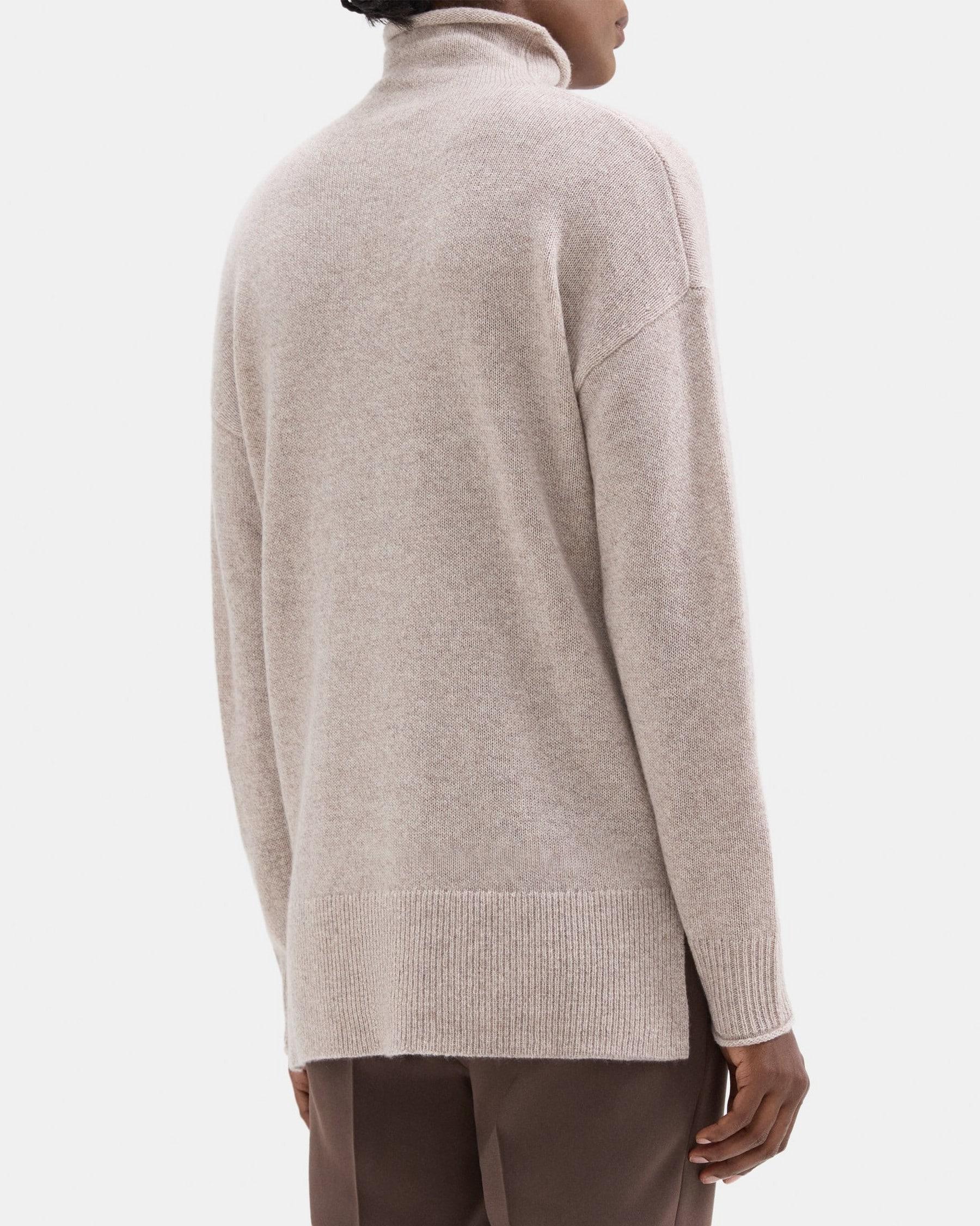 Slouchy Turtleneck Sweater in Cashmere Product Image