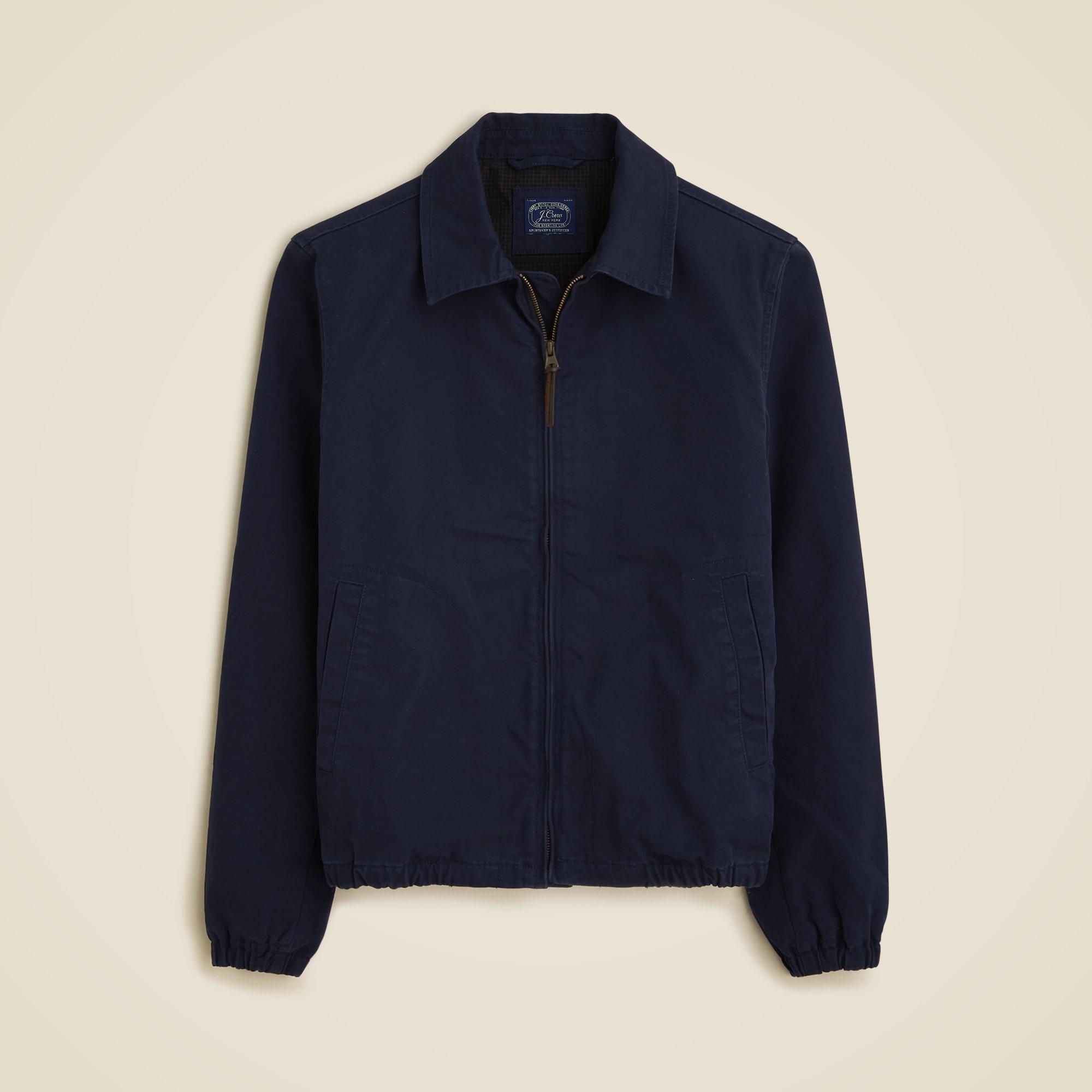 Harrington jacket in cotton twill Product Image