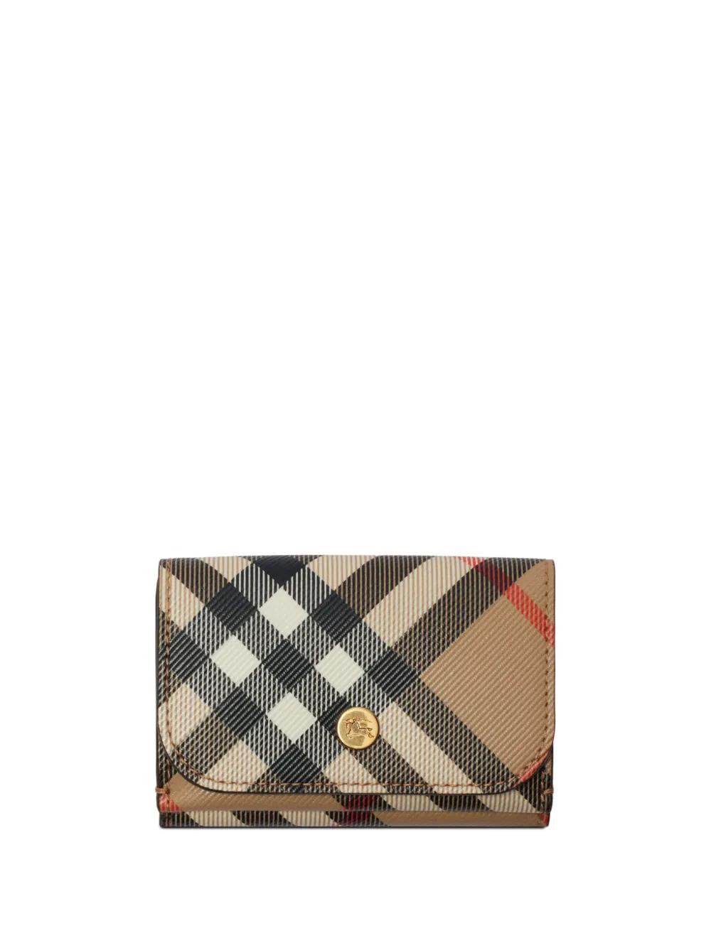 BURBERRY Vintage-check Wallet In Beige Product Image