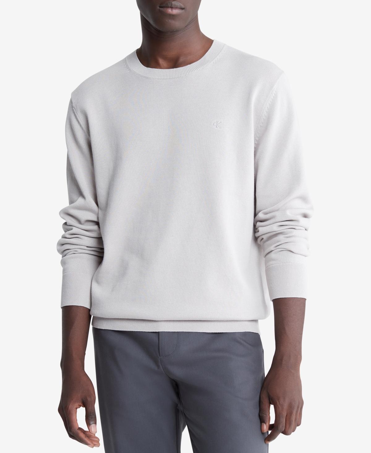 Calvin Klein Mens Smooth Cotton Sweater - Purple - M Product Image