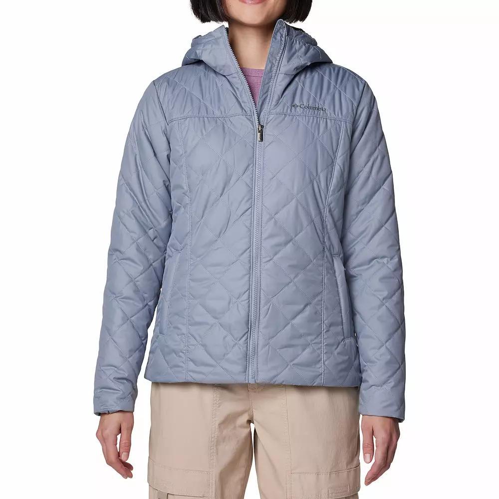 Women's Columbia Copper Crest II Hooded Jacket, Size: XXL, Collegiate Blue Product Image