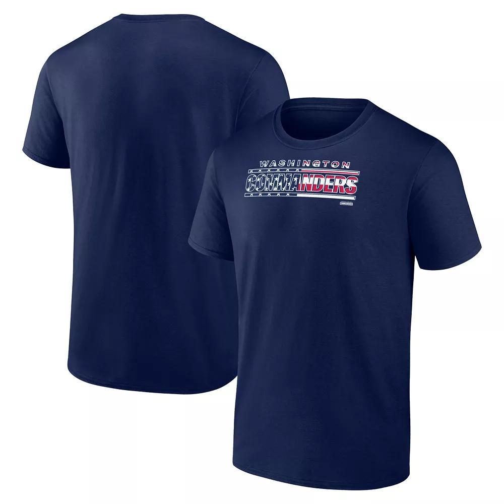 Men's Navy Washington Commanders Americana T-Shirt,  Product Image