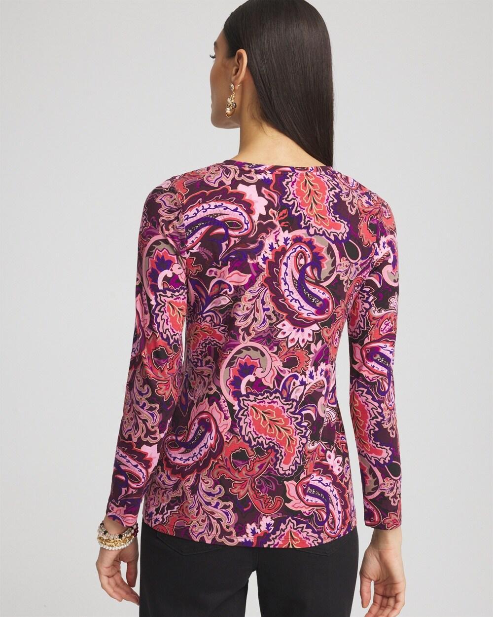 Touch of Cool™ Paisley Layering Tee Product Image