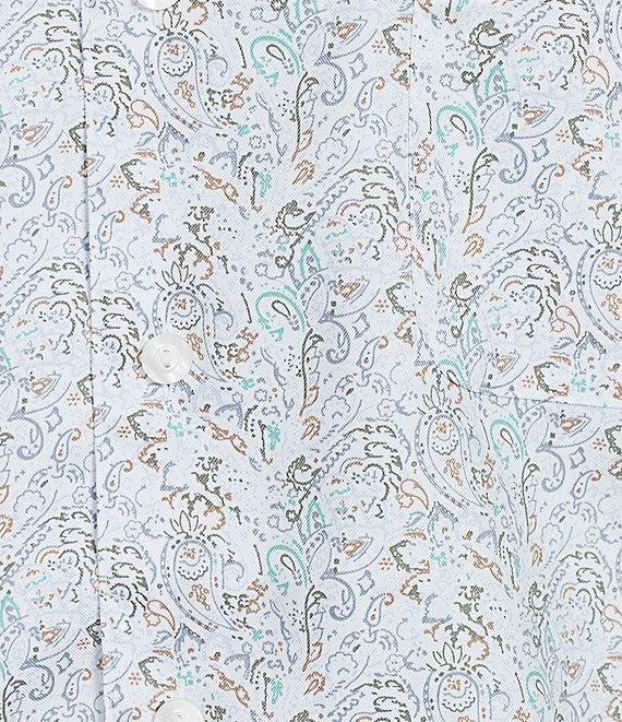 Daniel Cremieux Signature Label Paisley Short Sleeve Woven Camp Shirt Product Image