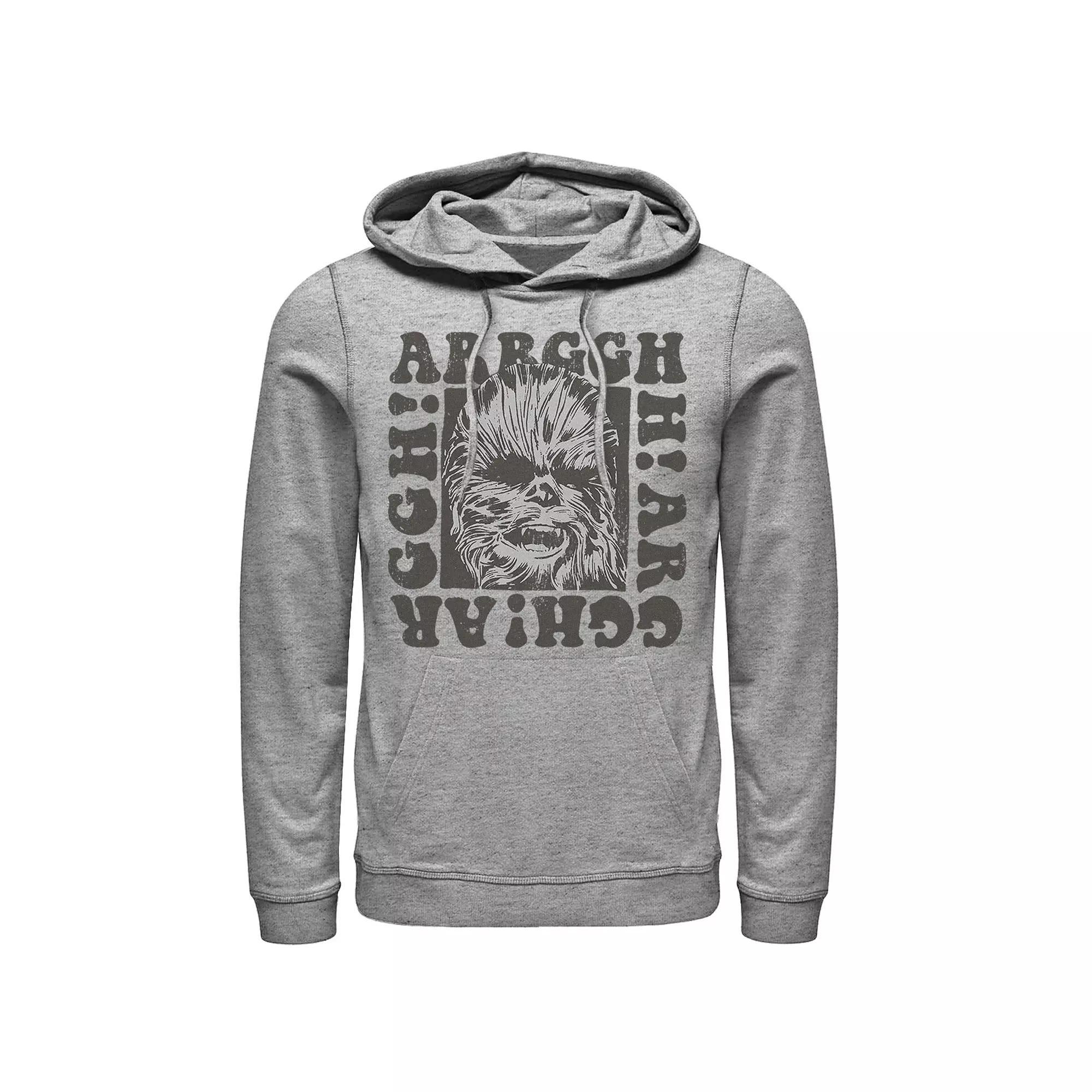 Men's Star Wars Chewbacca Poster Hoodie, Size: 3XL, Athletic Grey Product Image