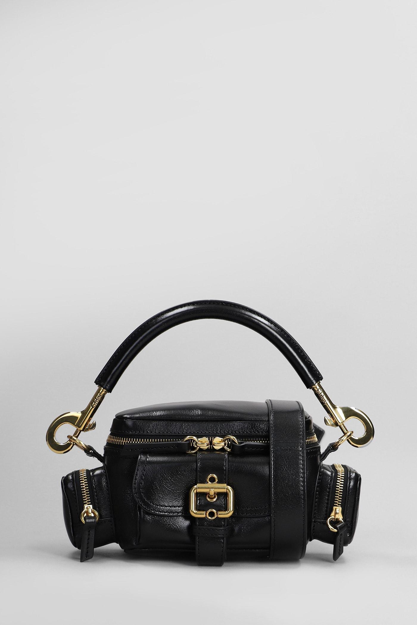 CHLOÉ Camera Bag Shoulder Bag In Black Leather Product Image