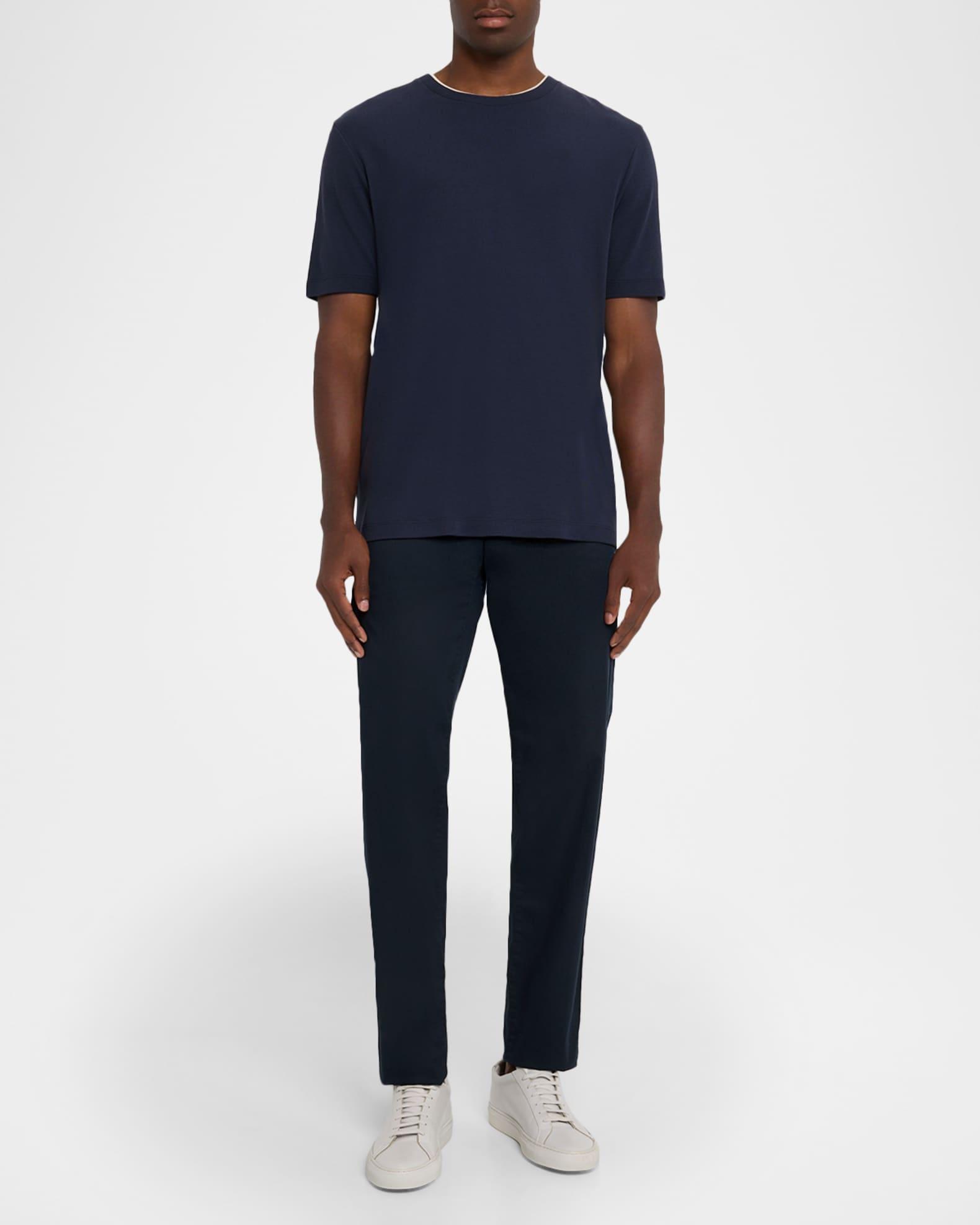 Men's Double-Neck Pima Cotton T-Shirt Product Image