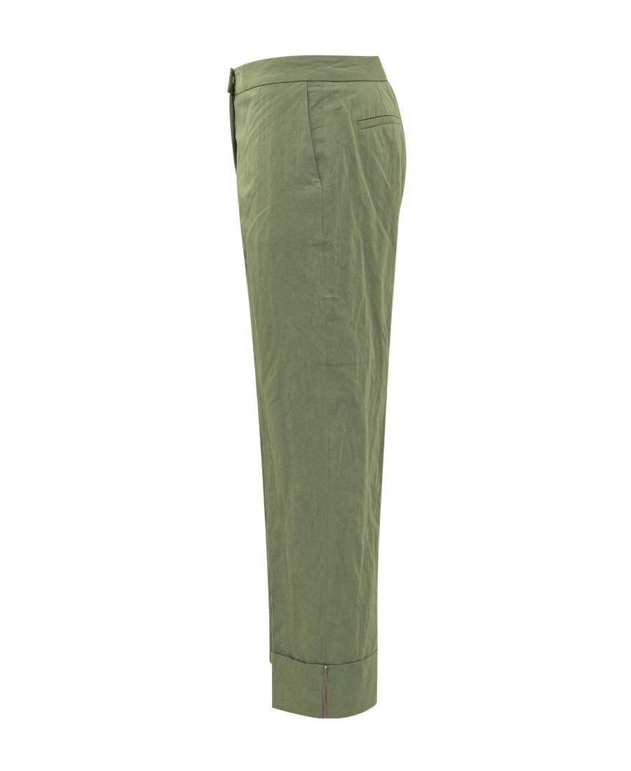 FABIANA FILIPPI Trousers  In Green Product Image