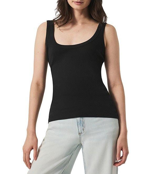 Splendid Faye Knit Scoop Neck Sleeveless Tank Top Product Image