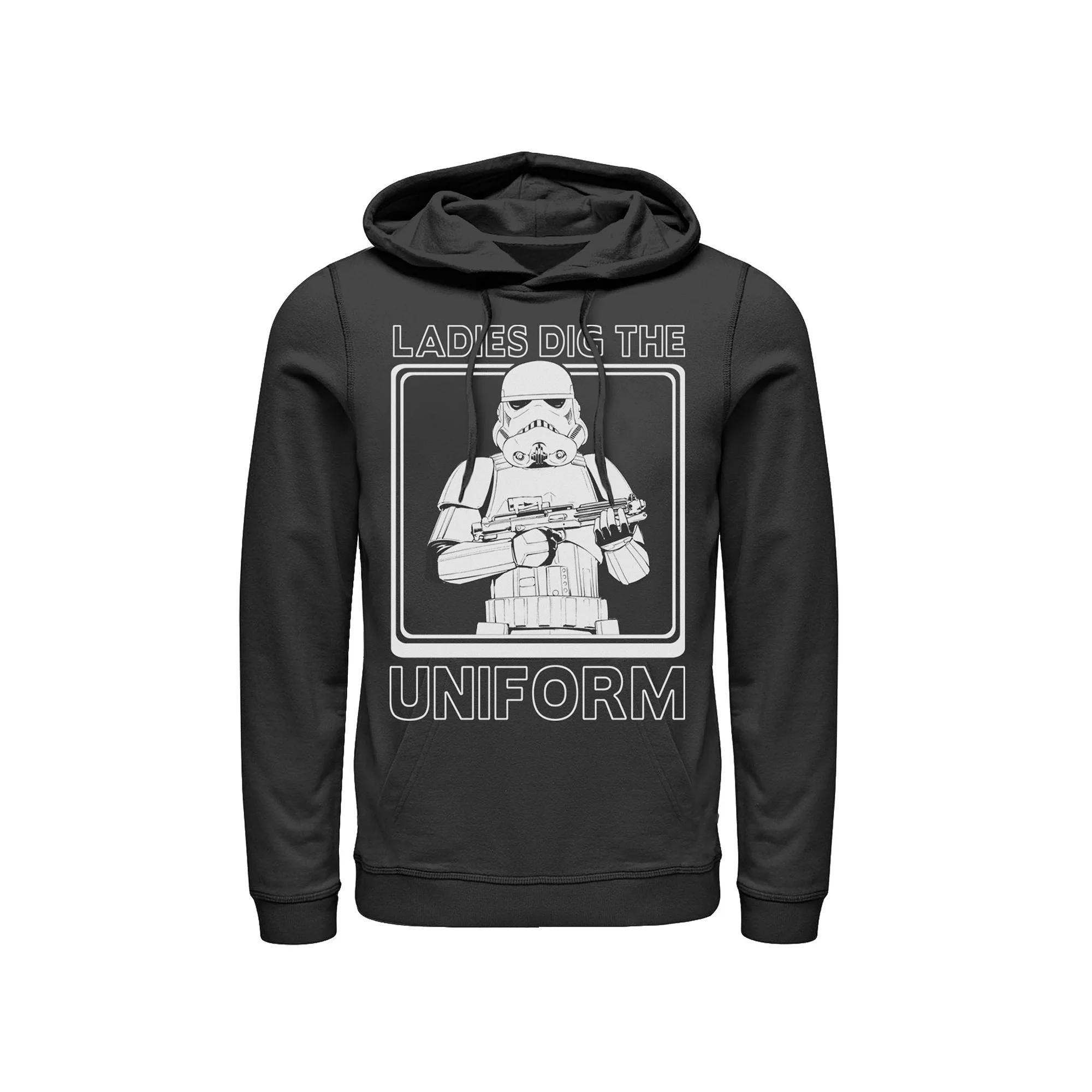 Men's Star Wars Graphic Hoodie, Size: Large, Black Armor Product Image