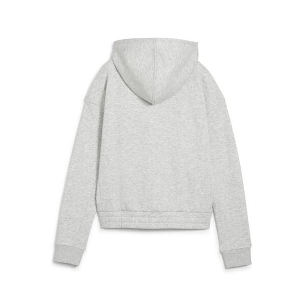 PUMA Train Favorite Women's Full-Zip Training Fleece in Light Grey Heather Product Image