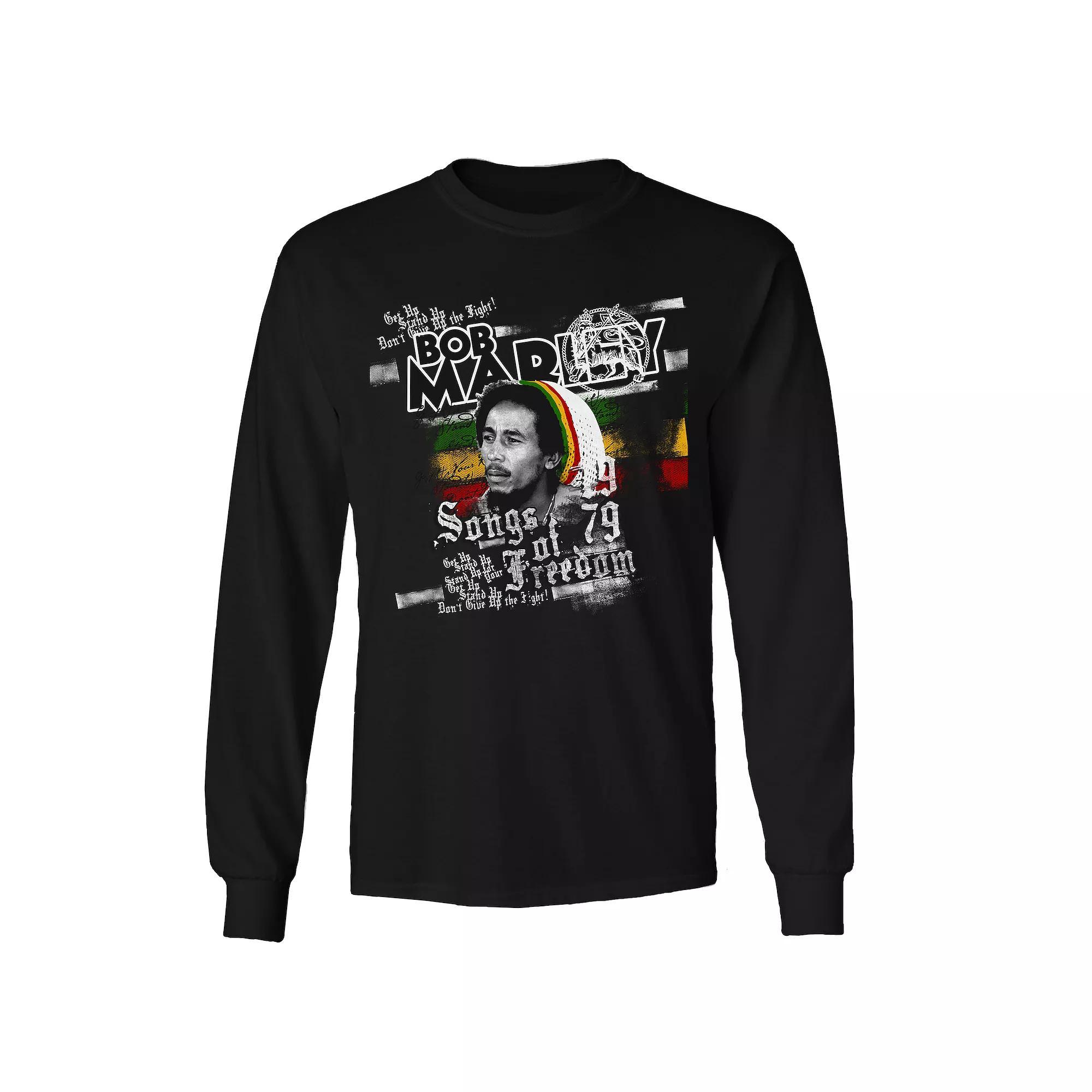 Men's Bob Marley Freedom Long Sleeve Tee,  Product Image
