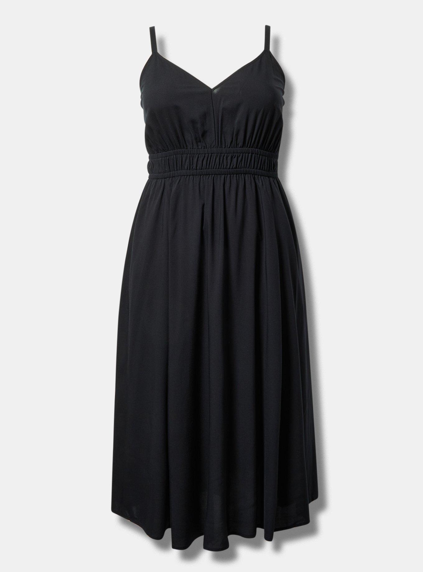 Midi V-Neck Dress Product Image