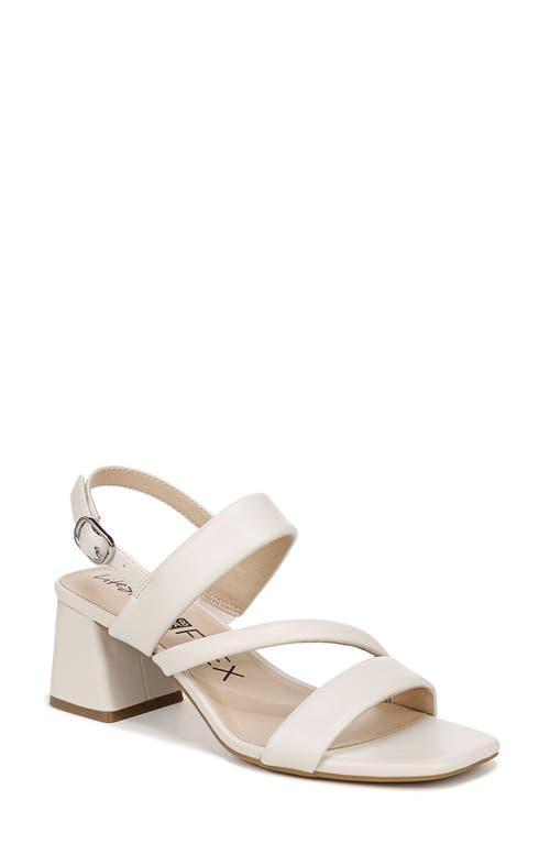 LifeStride Celia Womens Strappy Heels Ivory Product Image