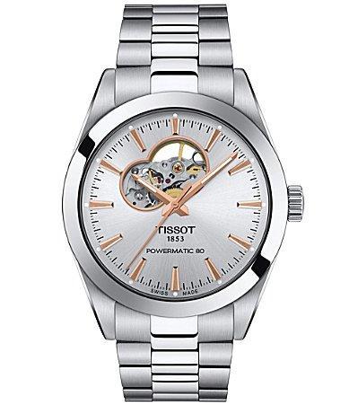 Tissot Gentleman Powermatic 80 Automatic Silver Stainless Steel Bracelet Watch Product Image