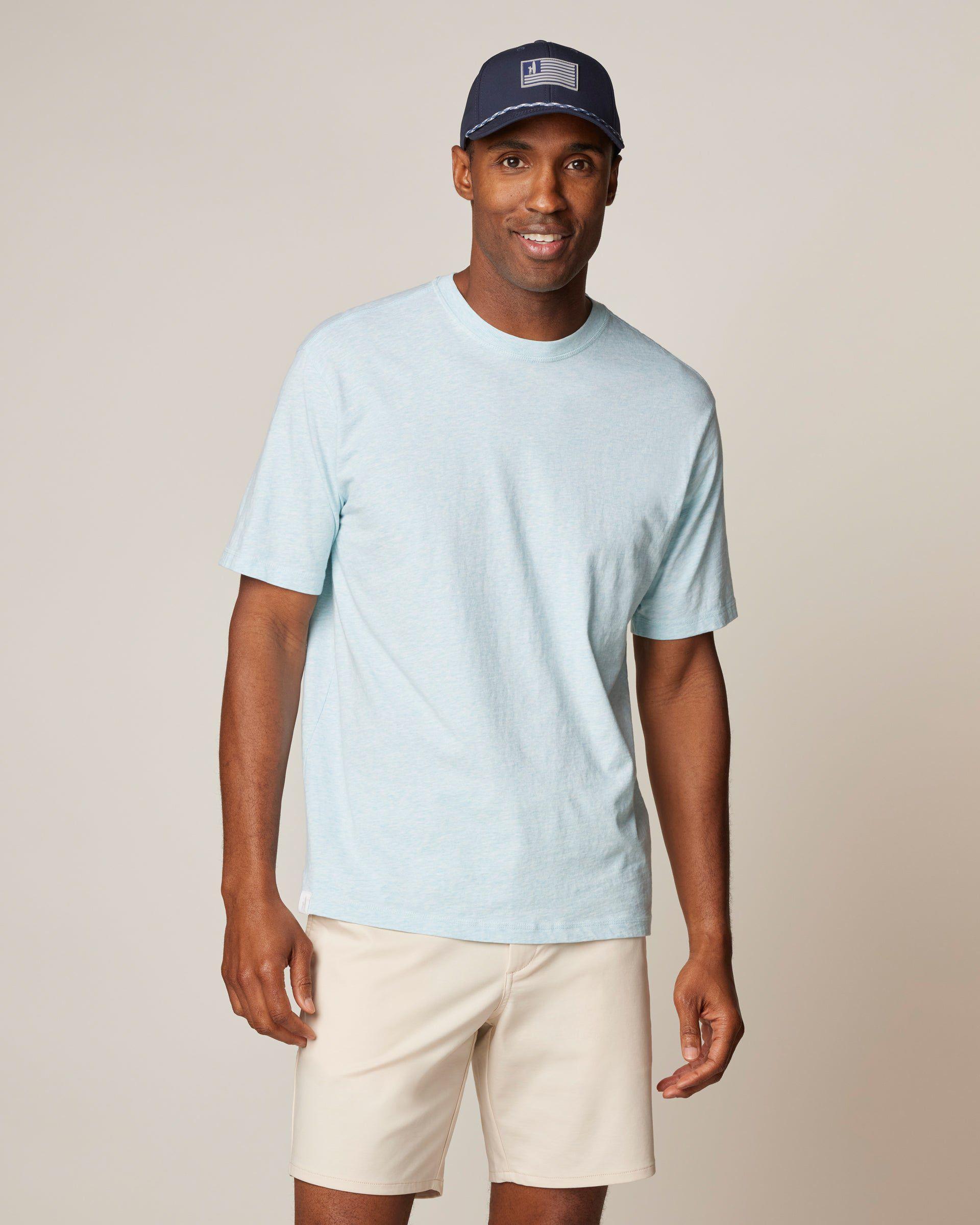 Heathered Spencer Cotton T-Shirt Male Product Image