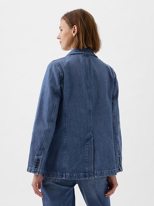 Denim Blazer Product Image