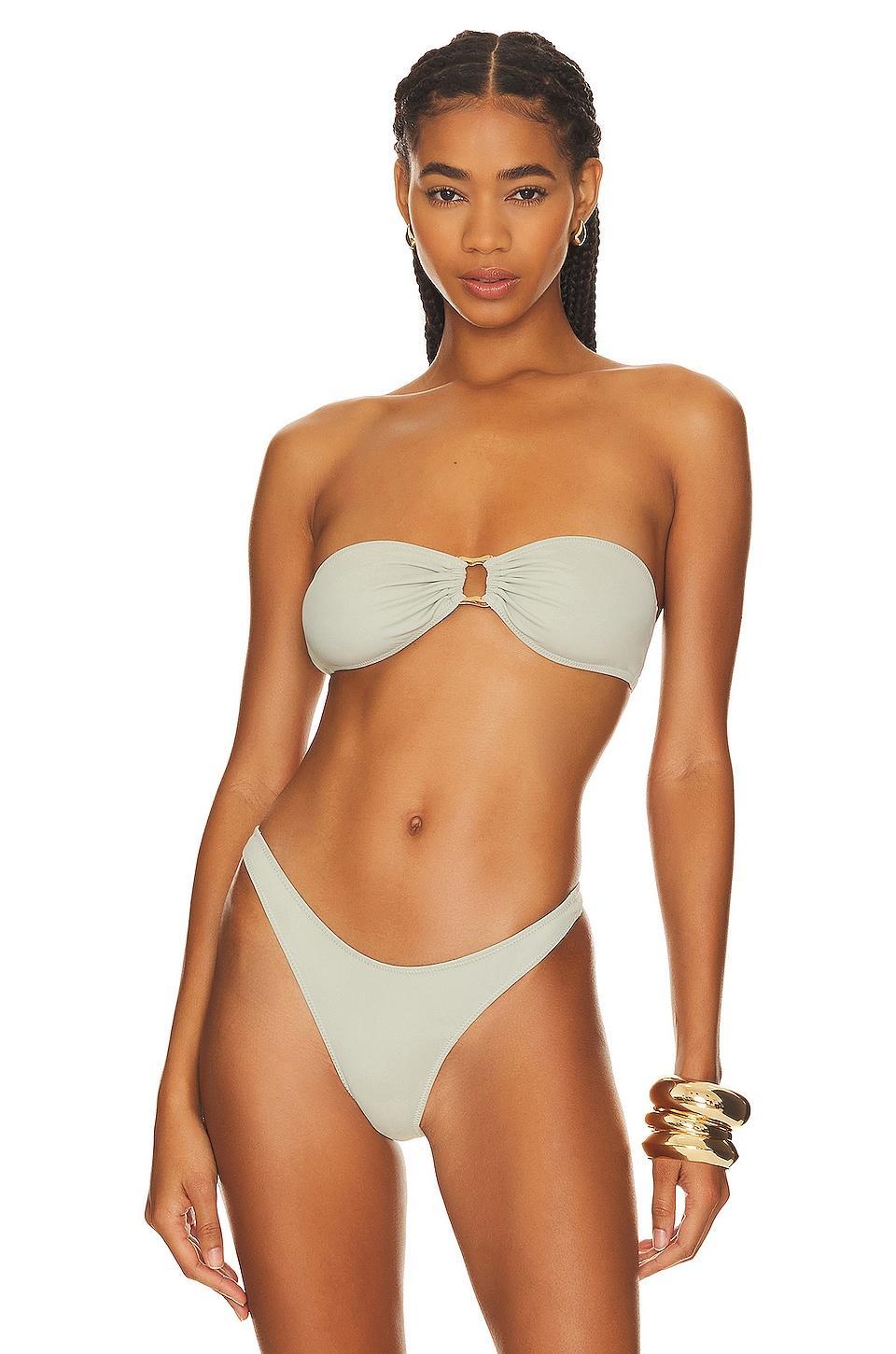 Cannes Bandeau Bikini Top YEVRAH SWIM Product Image