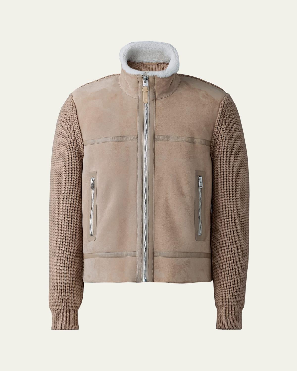 Mens Jonathan Wool Shearling Jacket Product Image