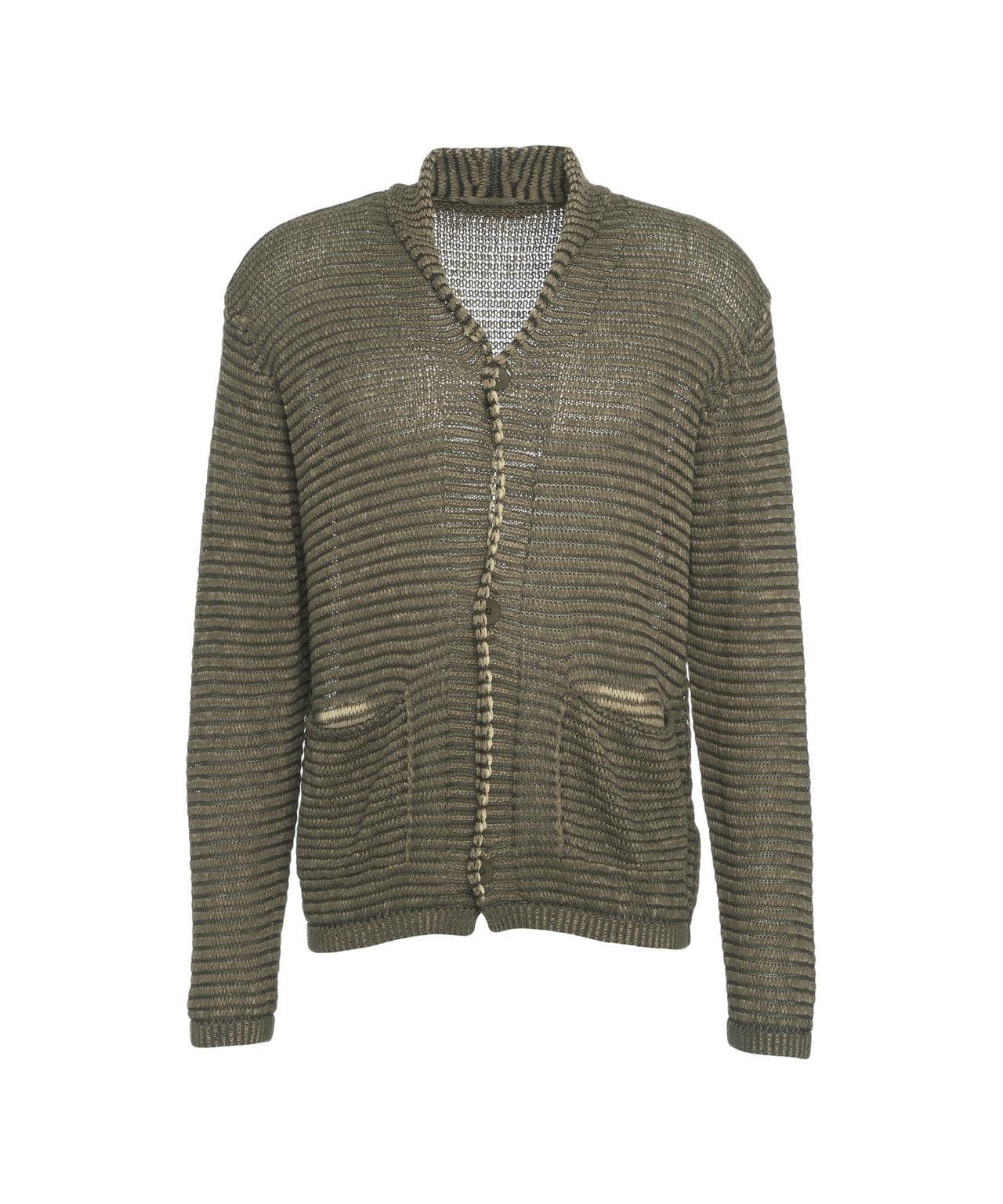 Textured knit cardigan Product Image